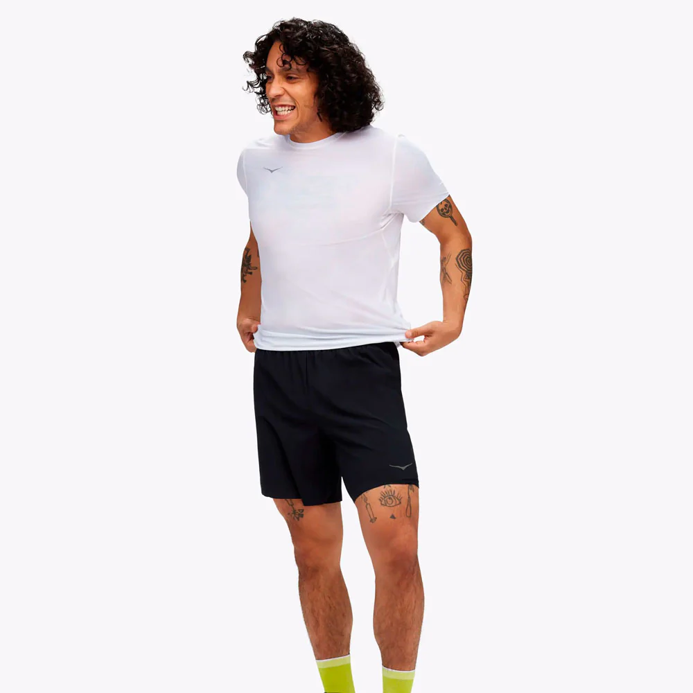 MALLA PANTALÓN HOKA GLIDE 18CMS - Black - Image 4