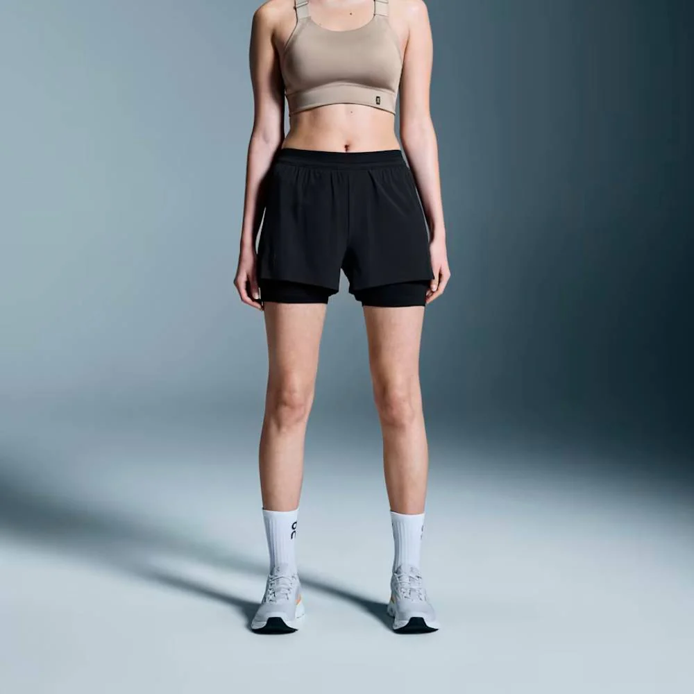MALLA PANTALÓN ON PERFORMANCE 3″ MUJER - Negro