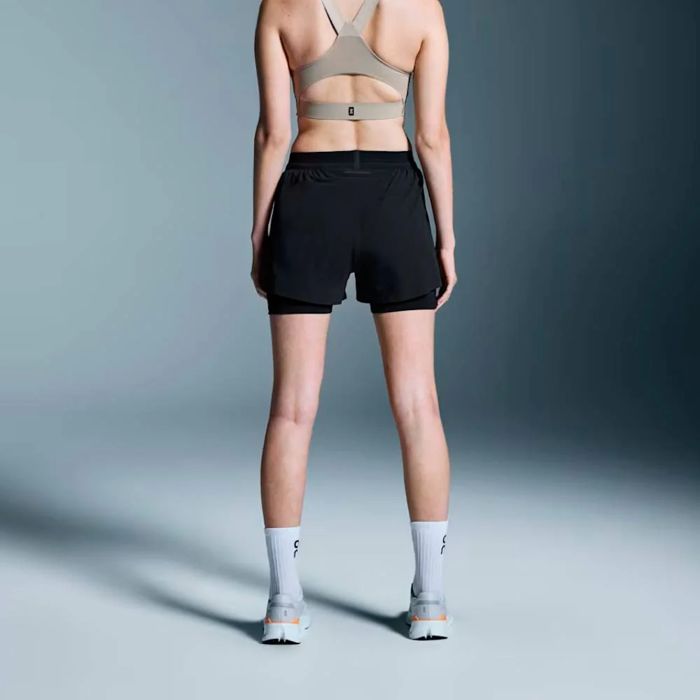 MALLA PANTALÓN ON PERFORMANCE 3″ MUJER - Negro - Image 2