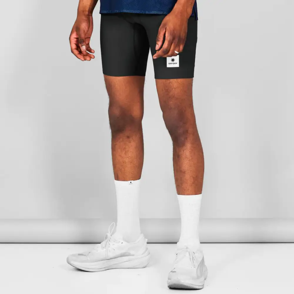 MALLA SAYSKY COMBAT+ RIB SHORT TIGHTS 8'' - Black