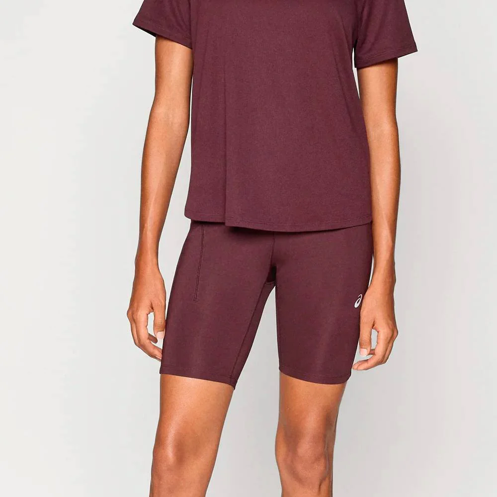 MALLAS ASICS ROAD HIGH WAIST 8" SPRINTER MUJER - Dark Currant - Image 3