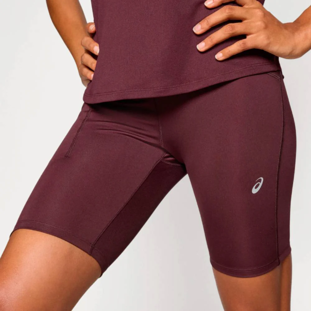 MALLAS ASICS ROAD HIGH WAIST 8" SPRINTER MUJER - Dark Currant - Image 4