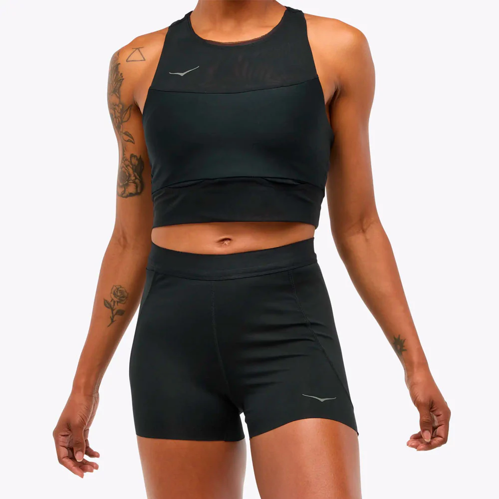 MALLAS HOKA NOVAFLY 3″ KNIT MUJER - Negro