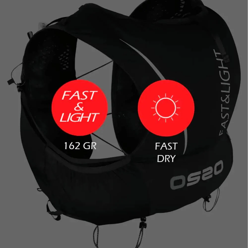 MOCHILA CHALECO OS2O SPEEDPACK 5L - Negro - Image 6