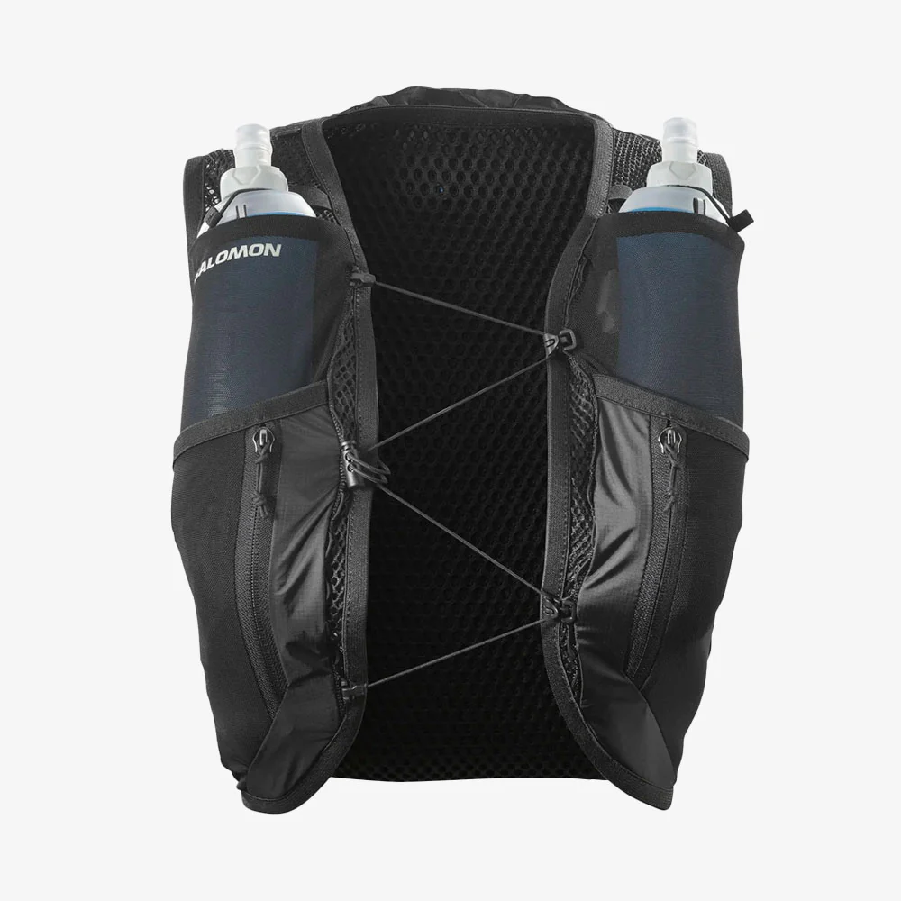 MOCHILA CHALECO SALOMON ACTIVE SKIN 12 MUJER - Black / Metal - Image 2
