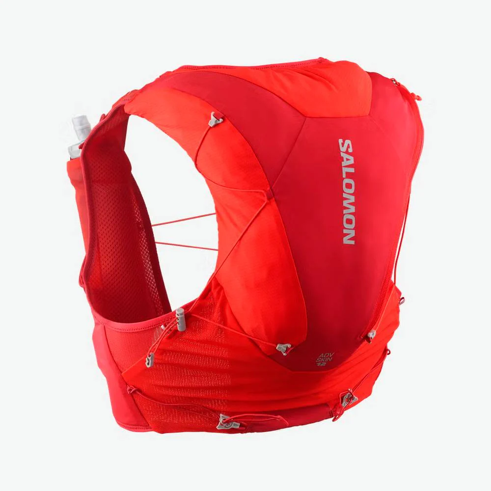 MOCHILA CHALECO SALOMON ADV SKIN 12 - Flame Scarlet / Haute Red