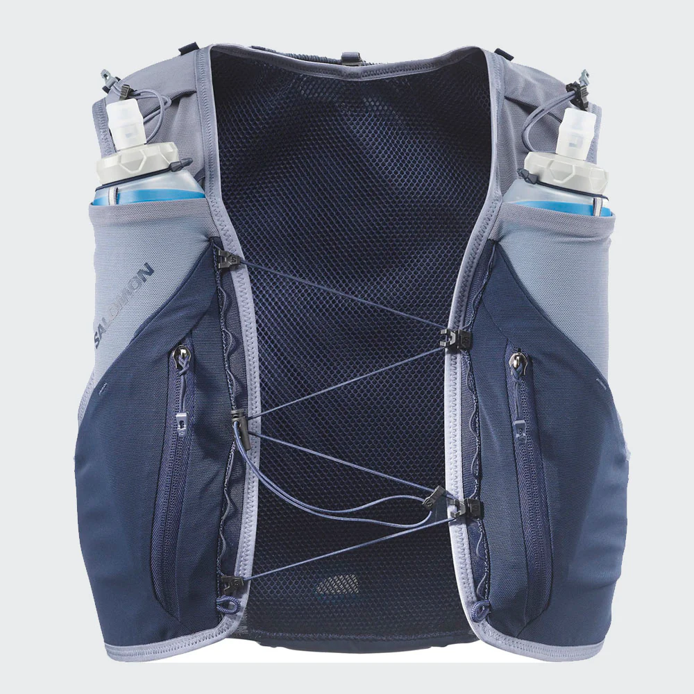 MOCHILA CHALECO SALOMON ADV SKIN 12 - Maritime Blue / Grisaille / Sunny Lime - Image 2