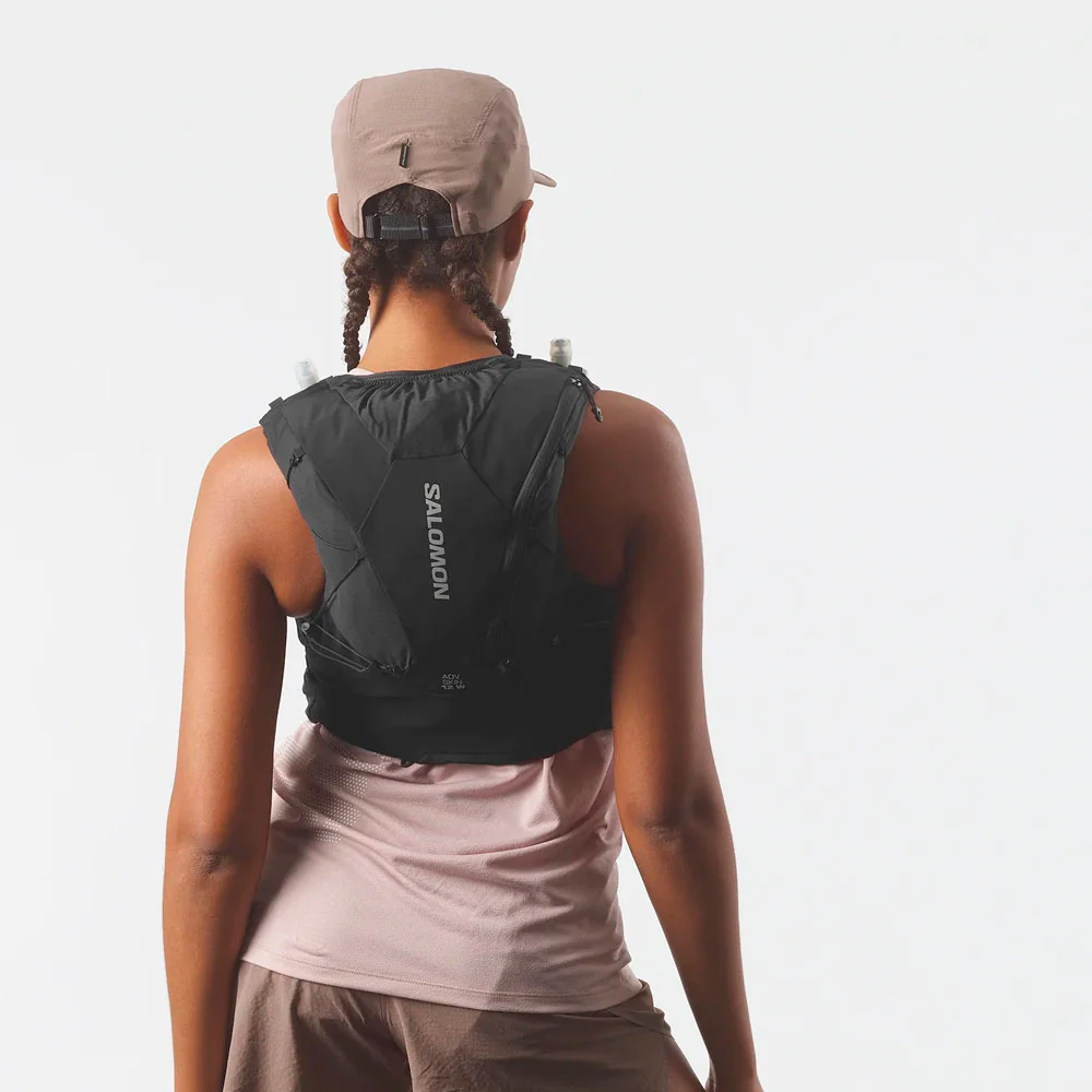 MOCHILA CHALECO SALOMON ADV SKIN 12 MUJER - Black / Asphalt - Image 4