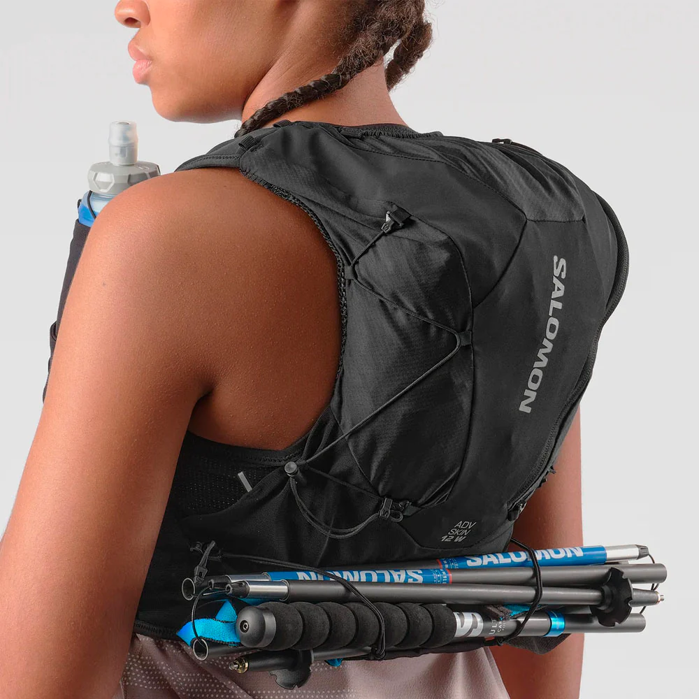 MOCHILA CHALECO SALOMON ADV SKIN 12 MUJER - Black / Asphalt - Image 6