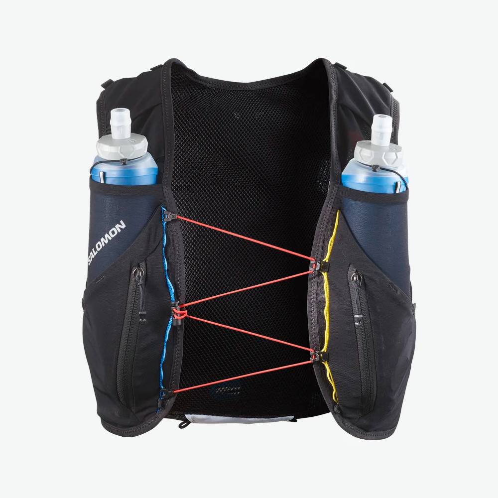 MOCHILA CHALECO SALOMON ADV SKIN 12 - Race Flag / Black / White - Image 2