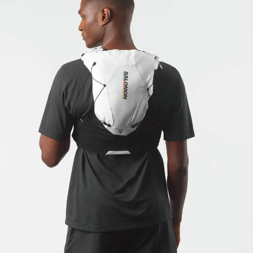 MOCHILA CHALECO SALOMON ADV SKIN 12 - Race Flag / Black / White - Image 4