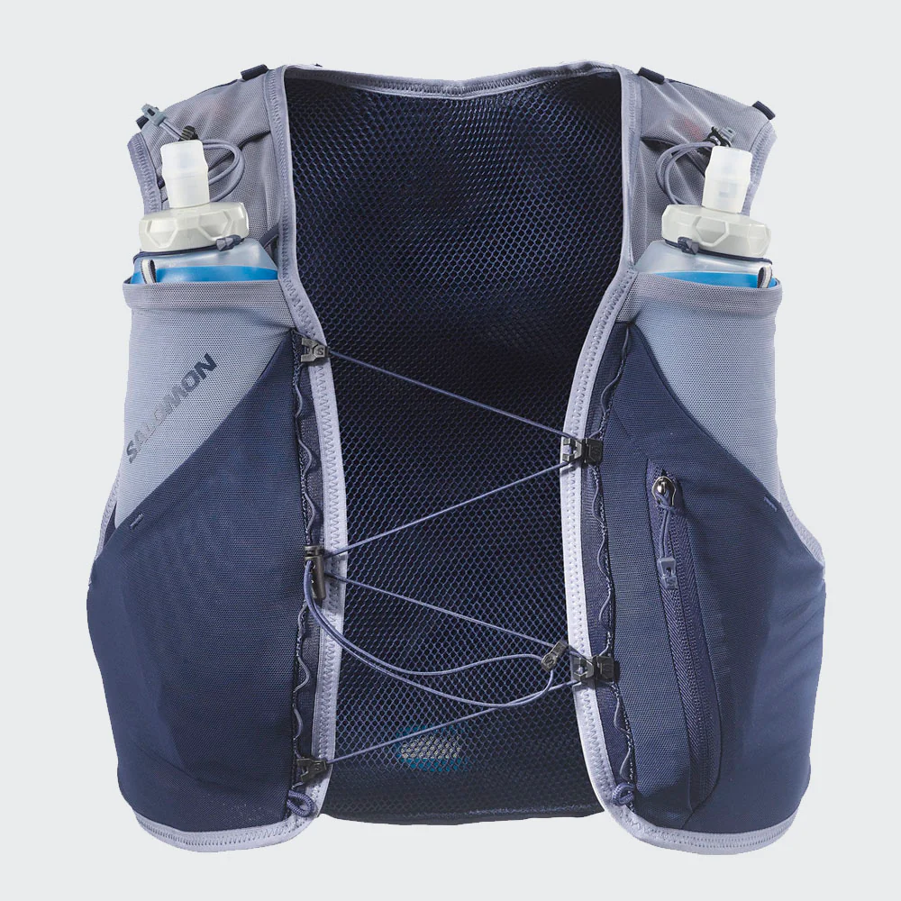 MOCHILA CHALECO SALOMON ADV SKIN 5 - Maritime Blue / Grisaille / Sunny Lime - Image 2