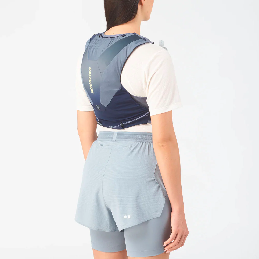 MOCHILA CHALECO SALOMON ADV SKIN 5 - Maritime Blue / Grisaille / Sunny Lime - Image 3