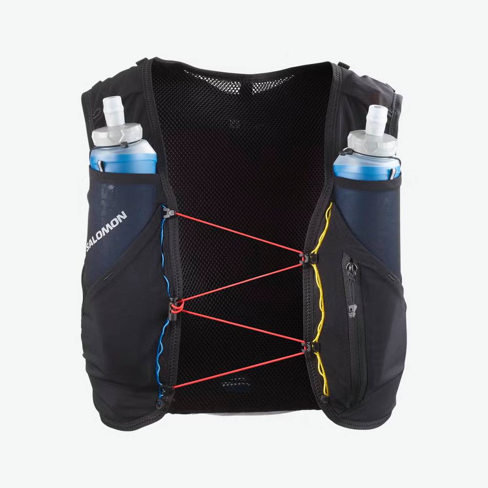 MOCHILA CHALECO SALOMON ADV SKIN 5 - Race Flag / Black / White - Image 2