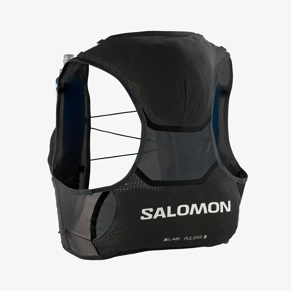 MOCHILA CHALECO SALOMON S/LAB PULSAR 3 - Black / White