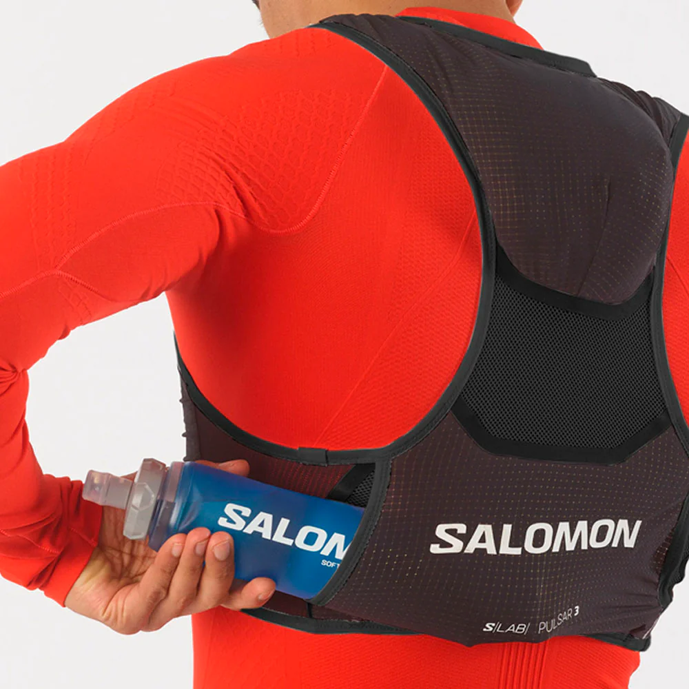 MOCHILA CHALECO SALOMON S/LAB PULSAR 3 - Black / White - Image 10