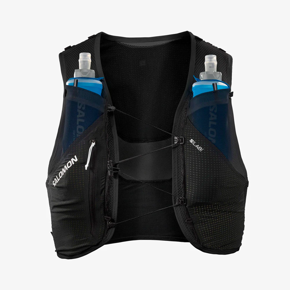 MOCHILA CHALECO SALOMON S/LAB PULSAR 3 - Black / White - Image 2
