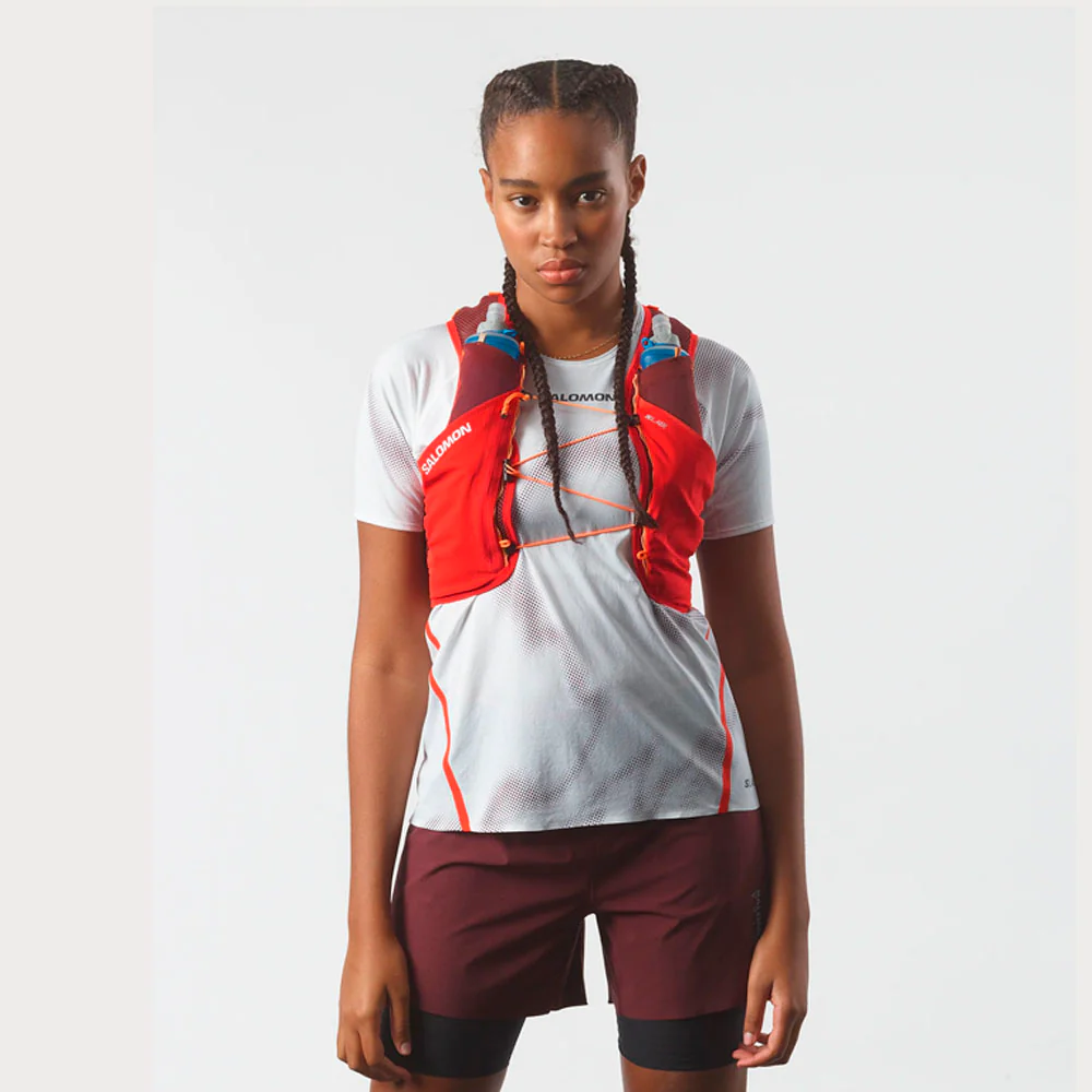 MOCHILA CHALECO SALOMON S/LAB PULSAR 3 - Fiery Red / Andorra / Orange Pop - Image 3