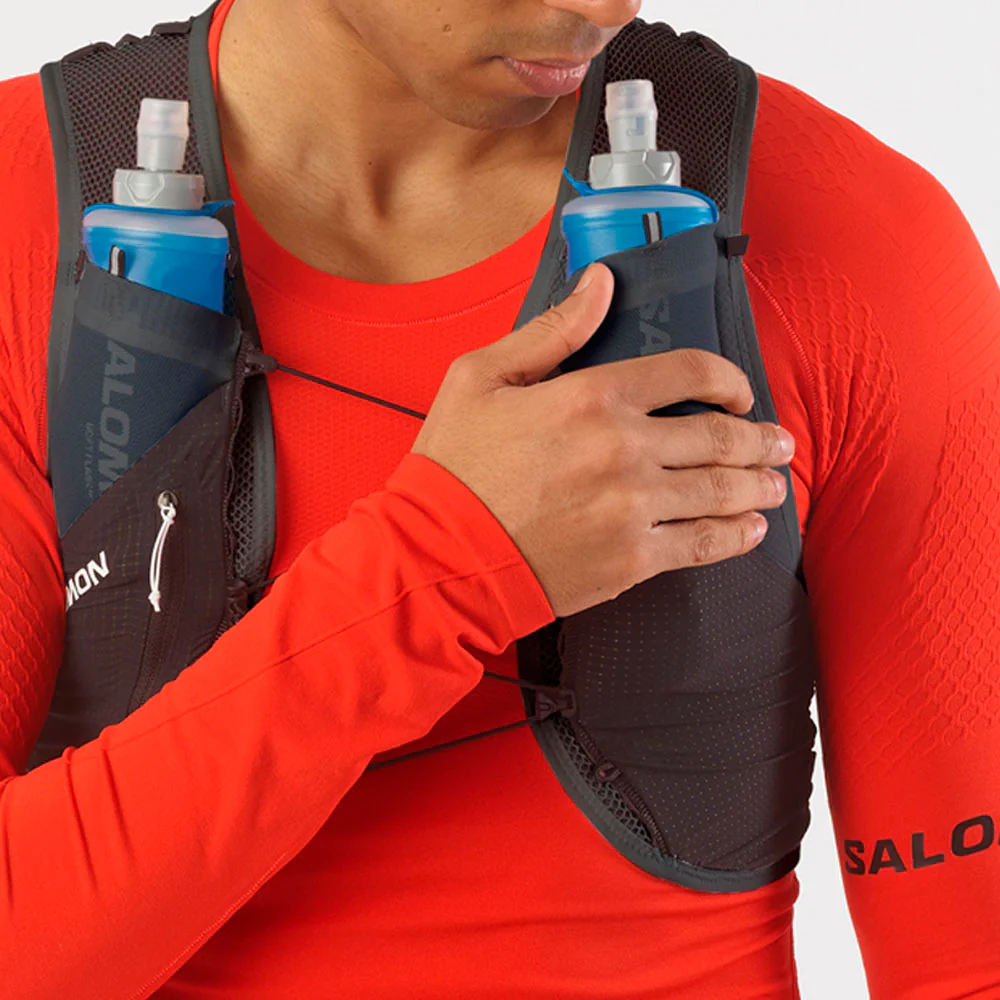 MOCHILA CHALECO SALOMON S/LAB PULSAR 3 - Fiery Red / Andorra / Orange Pop - Image 4