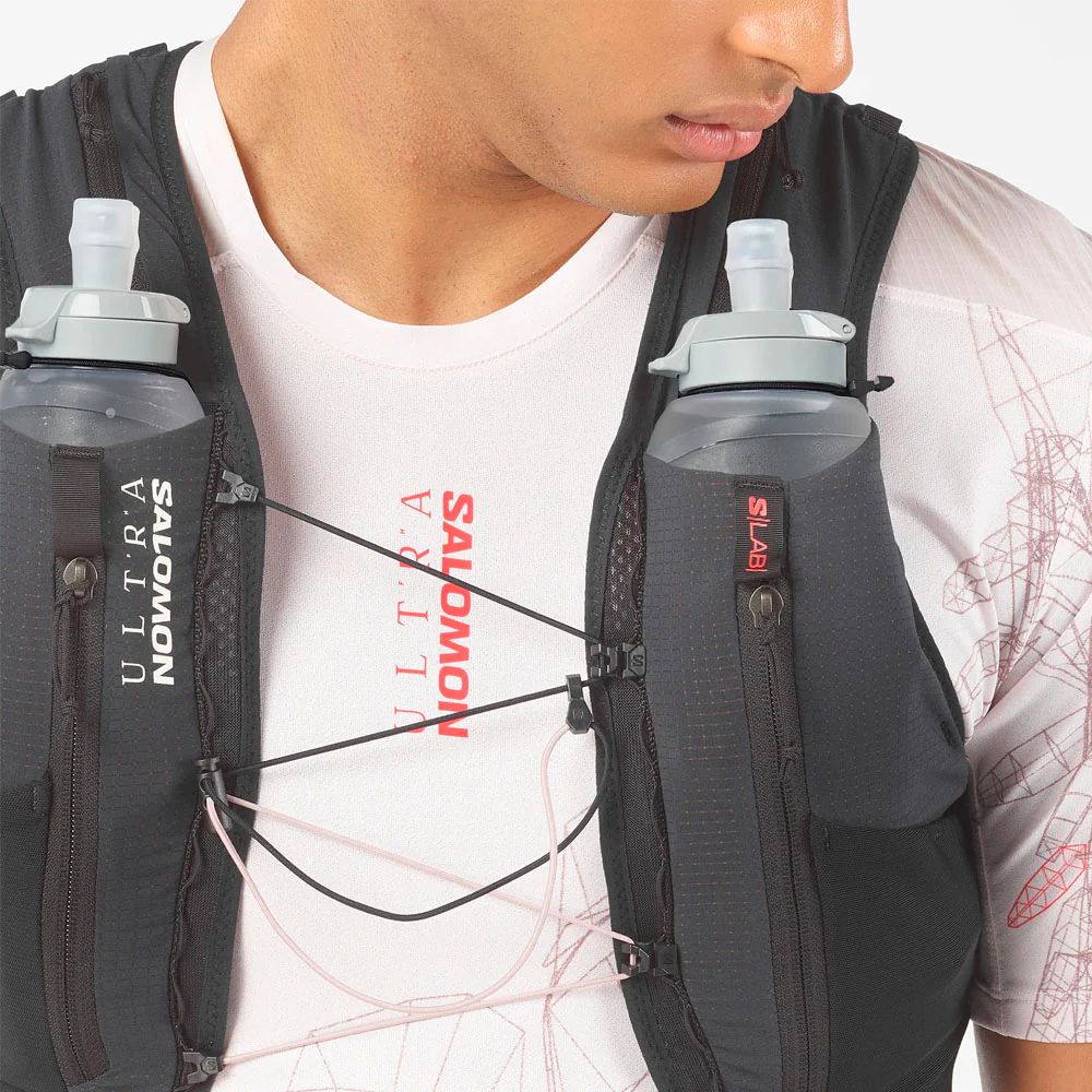 MOCHILA CHALECO SALOMON S/LAB ULTRA 12 - Black - Image 3