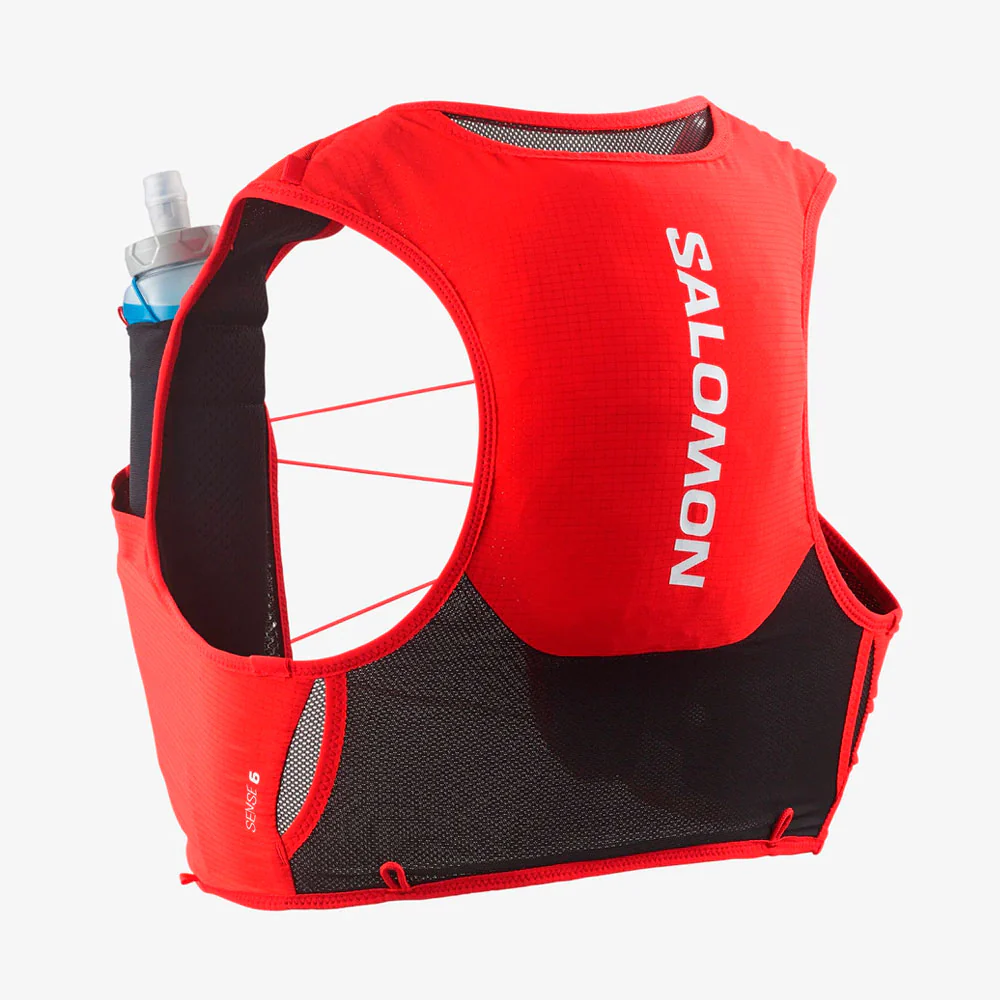 MOCHILA CHALECO SALOMON SENSE PRO 6 - Fiery Red / Black