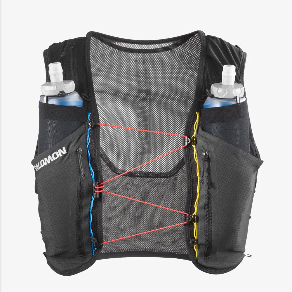 MOCHILA CHALECO SALOMON SENSE PRO 6 - Race Flag / Black / White - Image 2