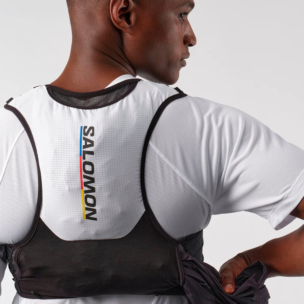 MOCHILA CHALECO SALOMON SENSE PRO 6 - Race Flag / Black / White - Image 9