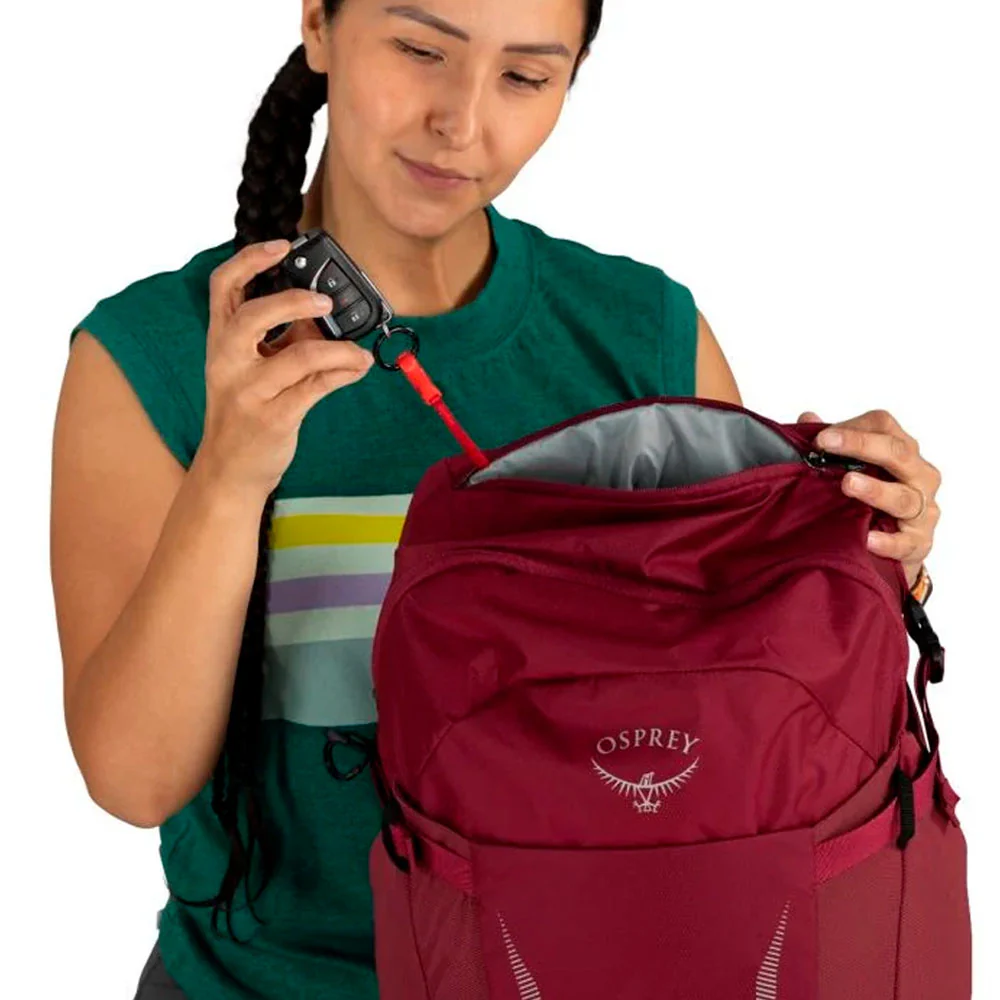 MOCHILA OSPREY HIKELITE 28 - Chamaleon / Black - Image 10