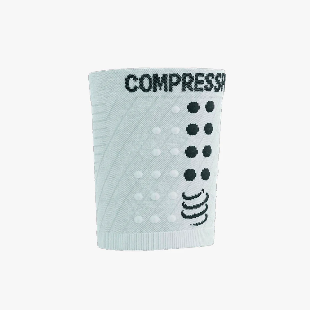 MUÑEQUERAS COMPRESSPORT RACING - White - Image 3