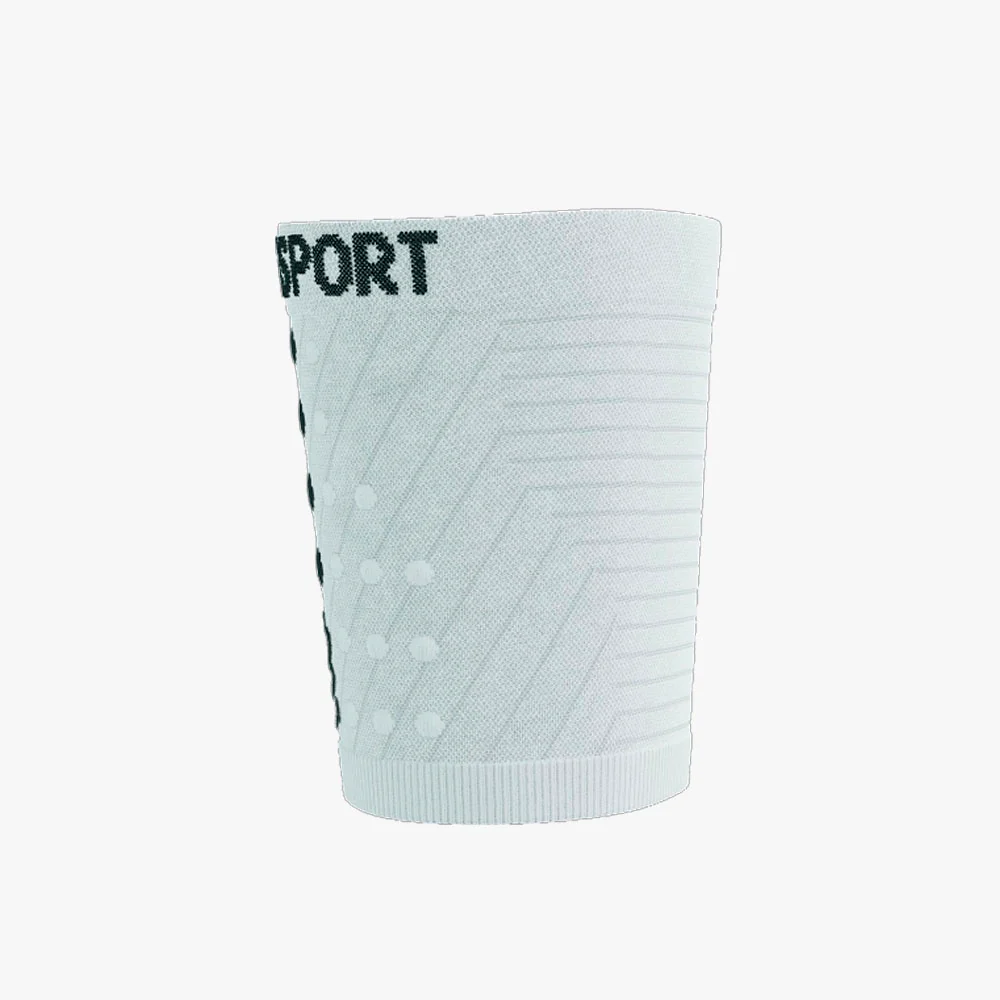 MUÑEQUERAS COMPRESSPORT RACING - White - Image 4