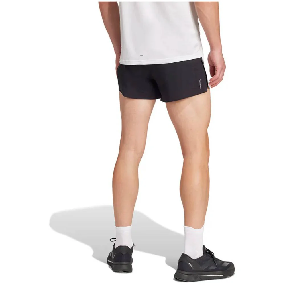 PANTALÓN CORTO ADIDAS ADIZERO RUNNNING GEL POCKET 3" - Negro - Image 2