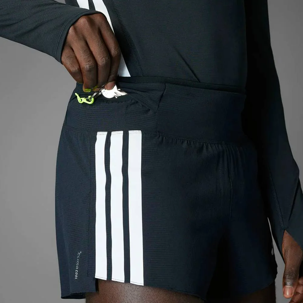PANTALÓN CORTO ADIDAS ADIZERO RUNNNING GEL POCKET 3" - Negro - Image 8