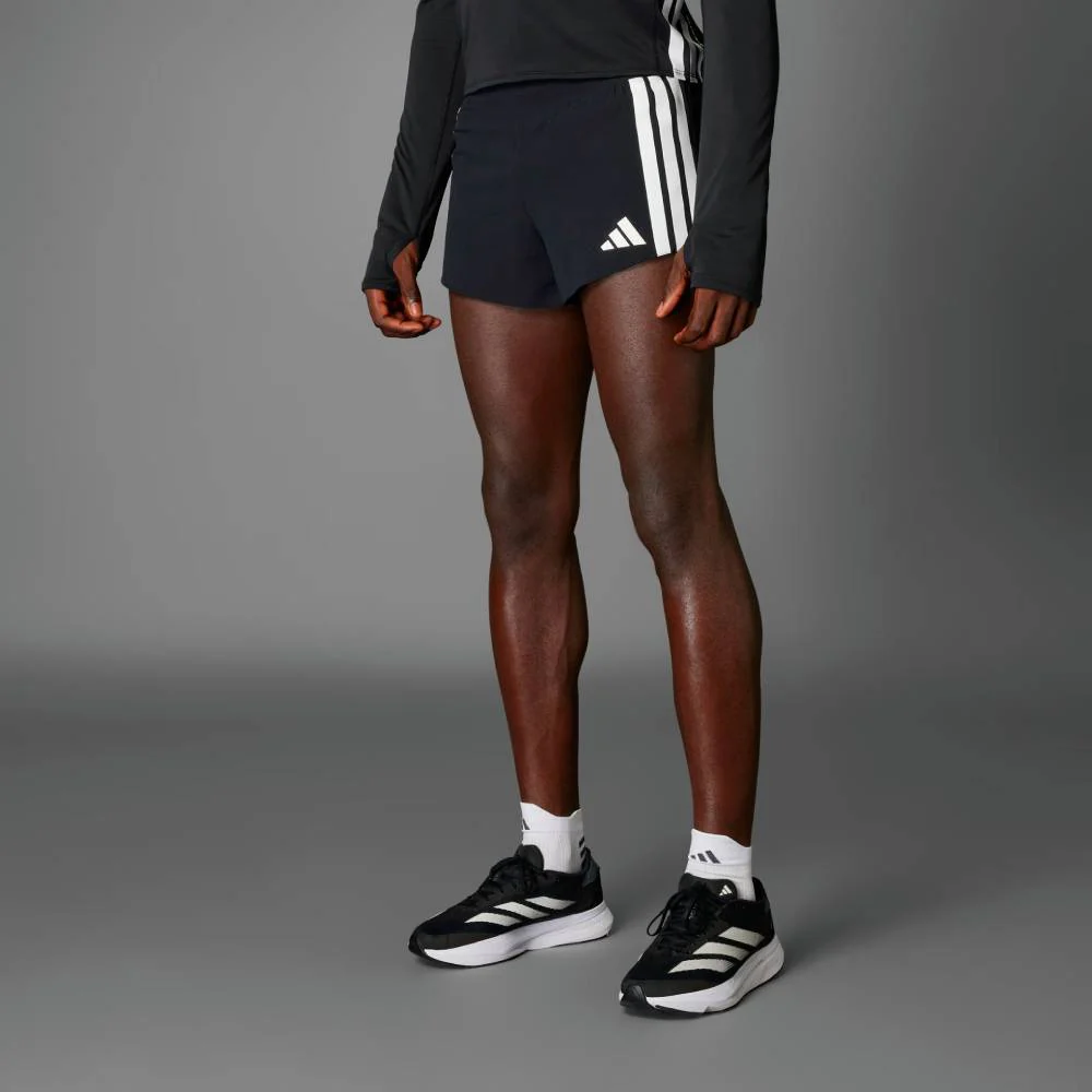 PANTALÓN CORTO ADIDAS ADIZERO RUNNNING GEL POCKET 5" - Negro