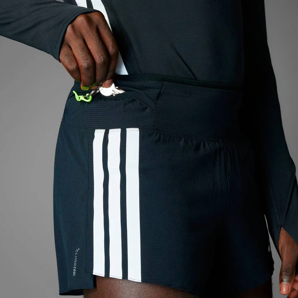 PANTALÓN CORTO ADIDAS ADIZERO RUNNNING GEL POCKET 5" - Negro - Image 8