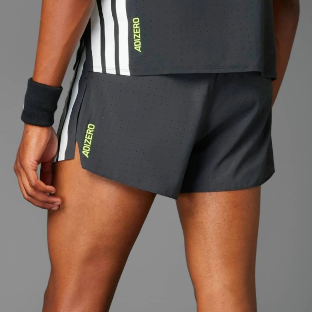 PANTALÓN CORTO ADIDAS ADIZERO SPLIT 3" - Negro - Image 2