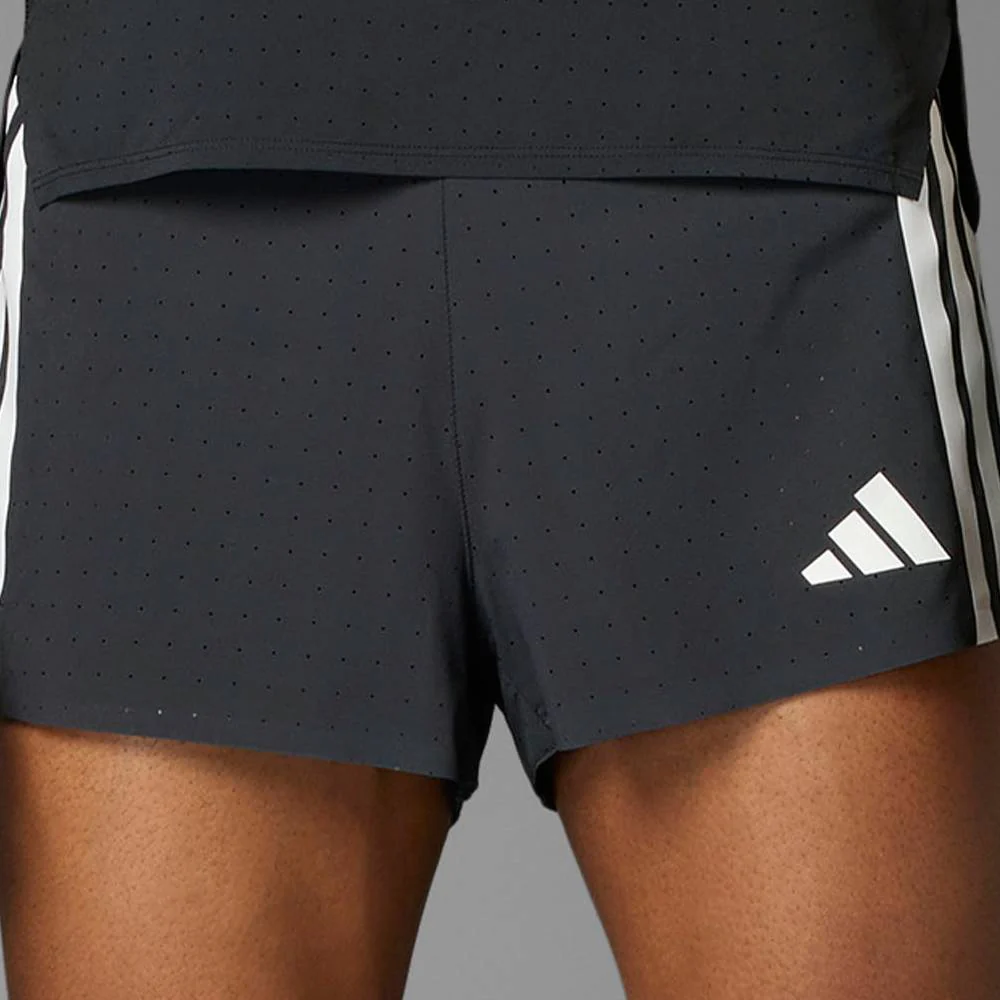 PANTALÓN CORTO ADIDAS ADIZERO SPLIT 3" - Negro - Image 3