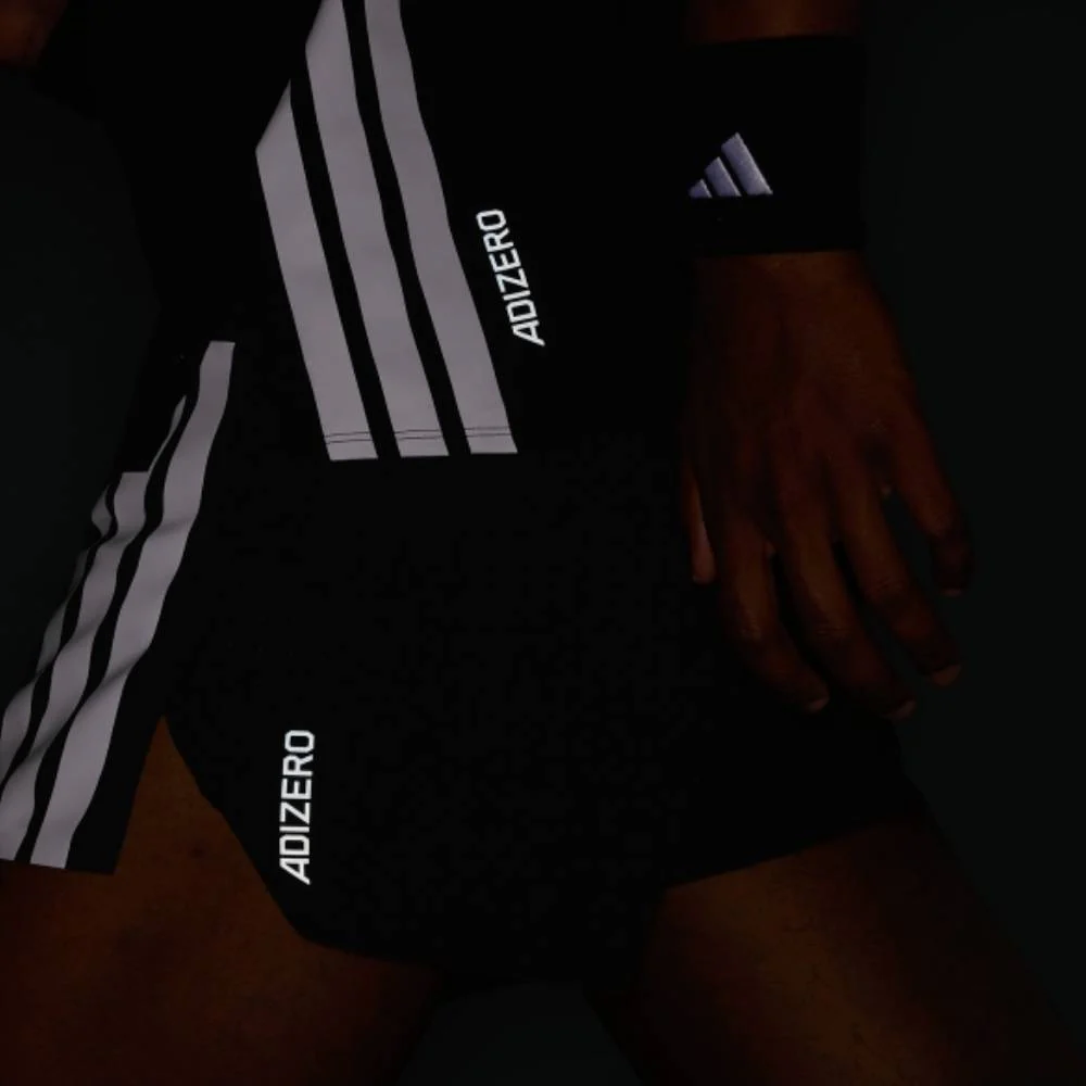 PANTALÓN CORTO ADIDAS ADIZERO SPLIT 3" - Negro - Image 6