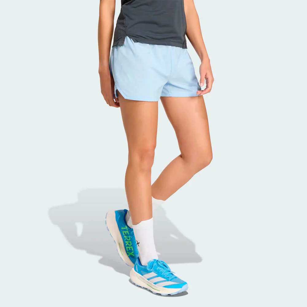 PANTALÓN CORTO ADIDAS TERREX XPR CLIMA365 MUJER - Glow Blue