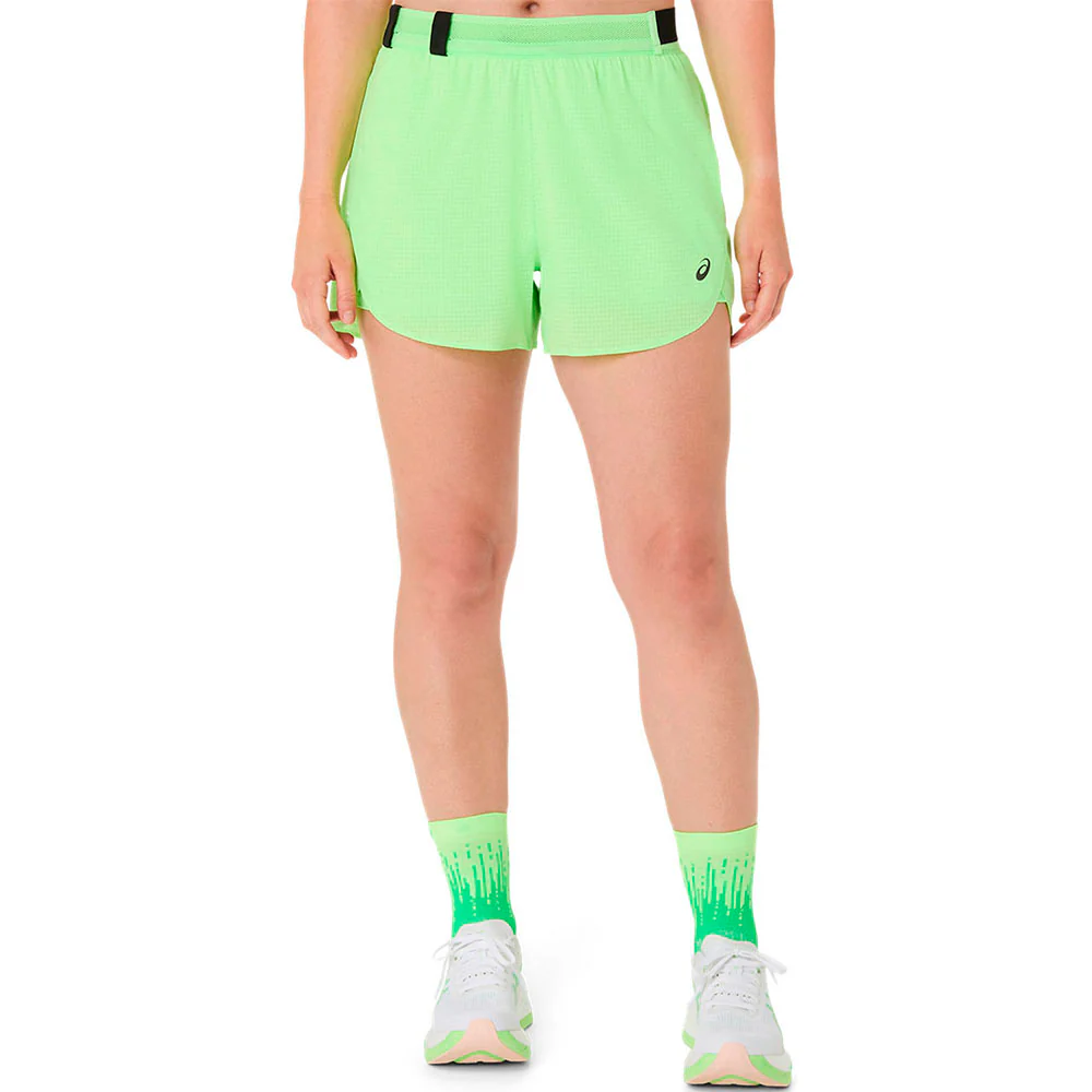 PANTALÓN CORTO ASICS METARUN SPLIT MUJER - Illuminate Green