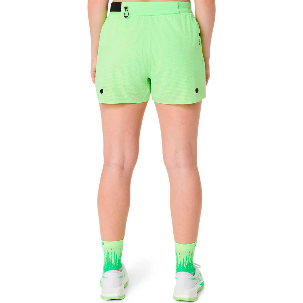 PANTALÓN CORTO ASICS METARUN SPLIT MUJER - Illuminate Green - Image 3