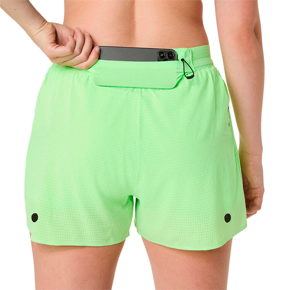 PANTALÓN CORTO ASICS METARUN SPLIT MUJER - Illuminate Green - Image 5