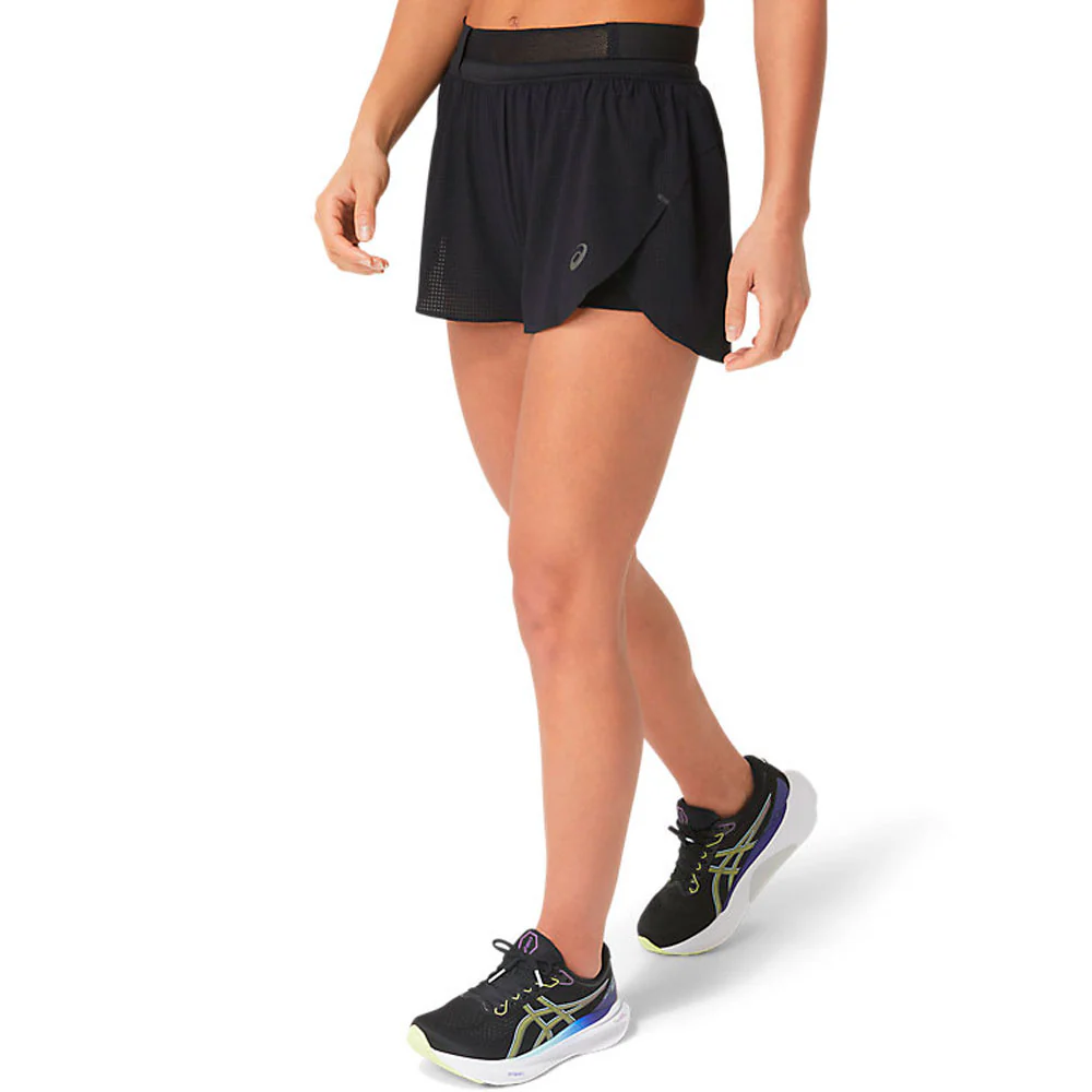 PANTALÓN CORTO ASICS METARUN SPLIT MUJER - Negro - Image 7