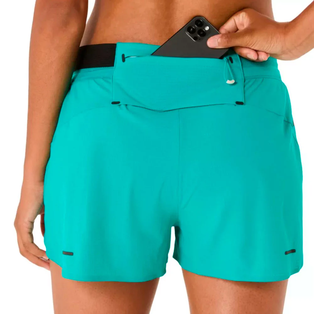 PANTALÓN CORTO ASICS METARUN SPLIT MUJER - Wave Teal - Image 2