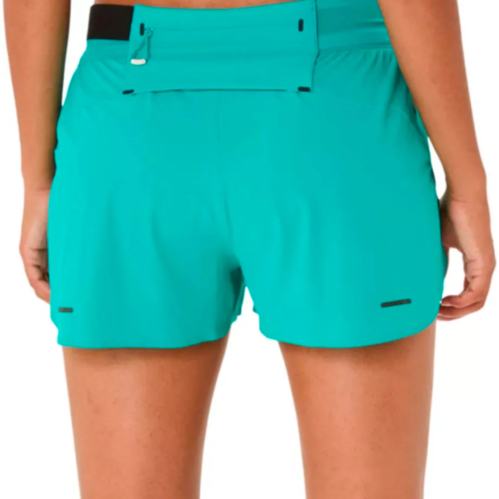 PANTALÓN CORTO ASICS METARUN SPLIT MUJER - Wave Teal - Image 4