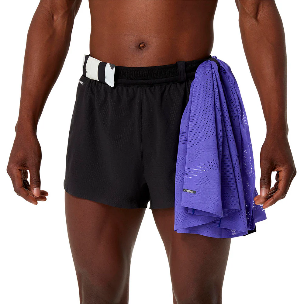 PANTALÓN CORTO ASICS METARUN SPLIT - Performance Black - Image 4