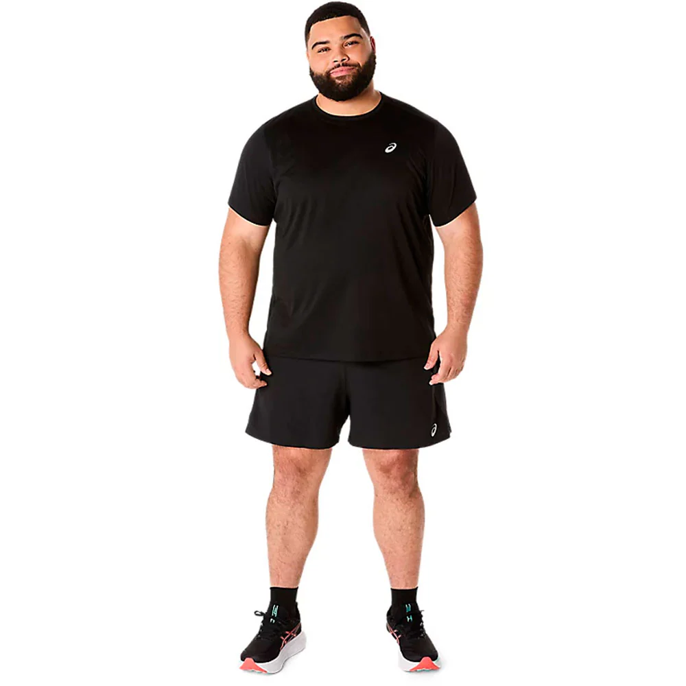 PANTALÓN CORTO ASICS ROAD 5IN - Black / Graphite Grey - Image 2
