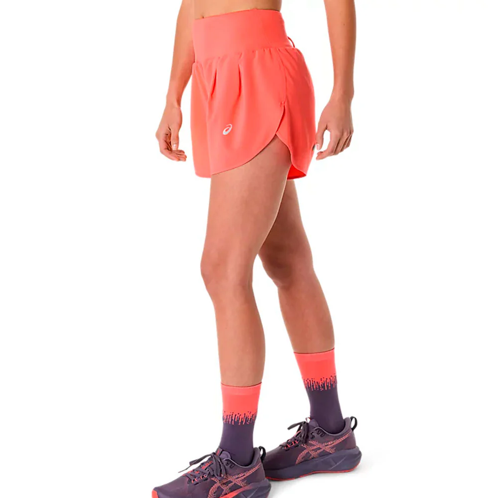 PANTALÓN CORTO ASICS ROAD MUJER - Coral Reef - Image 2