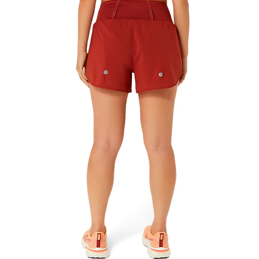 PANTALÓN CORTO ASICS ROAD MUJER - Deep Red - Image 9