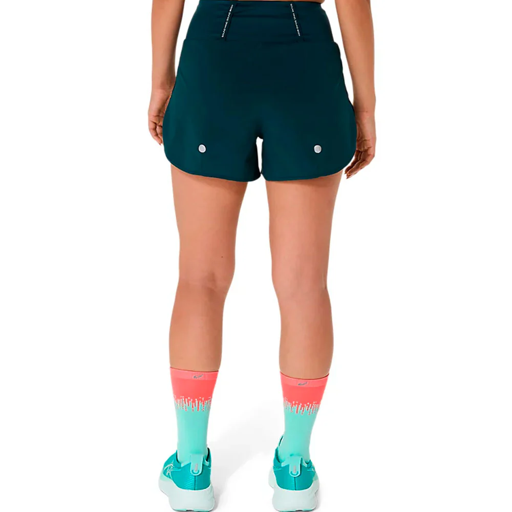 PANTALÓN CORTO ASICS ROAD MUJER - Saxon Green - Image 2