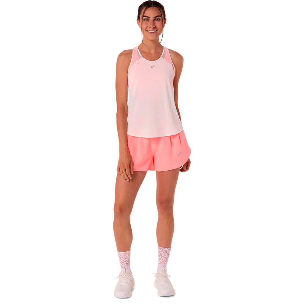 PANTALÓN CORTO ASICS ROAD MUJER - Sun Coral - Image 3